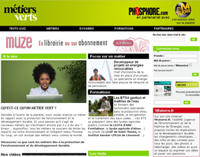 Phosphore.com Metiers verts