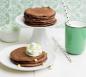 Recette : pancakes au chocolat et chantilly pistache
