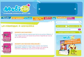 Envoyer une histoire dans la rubrique “La fabrique à histoires” du magazine Mobiclic