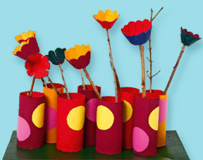 Bricolage-vase-fleurs