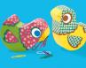 Bricolage en papier : des oiseaux amoureux