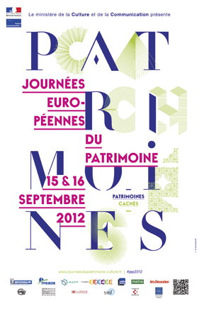 Journées européennes du patrimoine - 15 et 16 septembre 2012