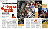 Reportage actu : Dans les coulisses de la révolution érable - A lire dans le numéro de Phosphore d'octobre 2012